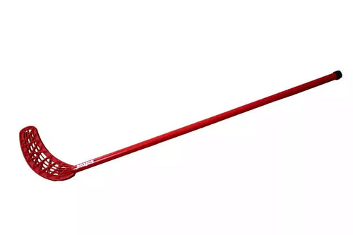 Hockey-/floorballset met sticks, 5 ballen en doelen - 110cm x 80cm - 12 sticks