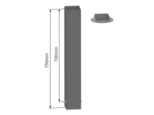 Bevestigingshulzen voor basketbaldoel - 100mm x 100mm