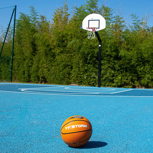 Basketbal maat 7 met gratis pomp en opbergtas
