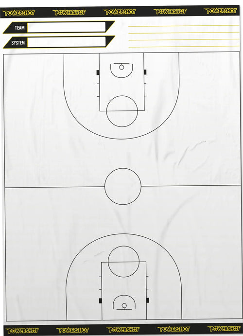 Rol tactische basketbalvellen voor een volledig veld