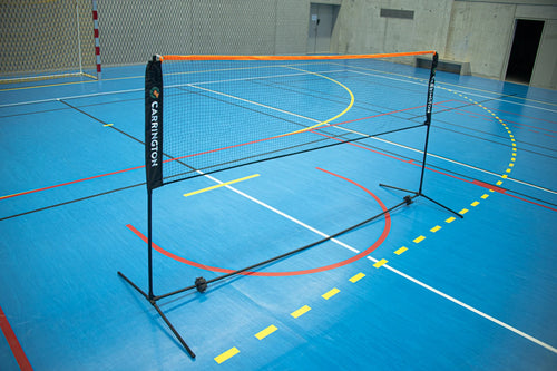 Verplaatsbaar badmintonnet met draagtas - 3m