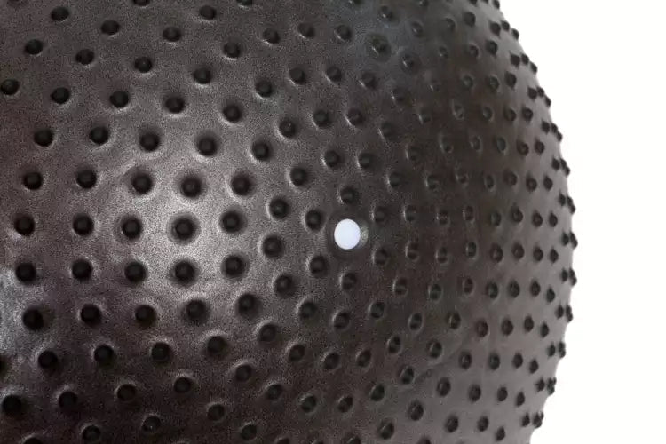 Grijze fitnessbal - diameter 65cm met pomp