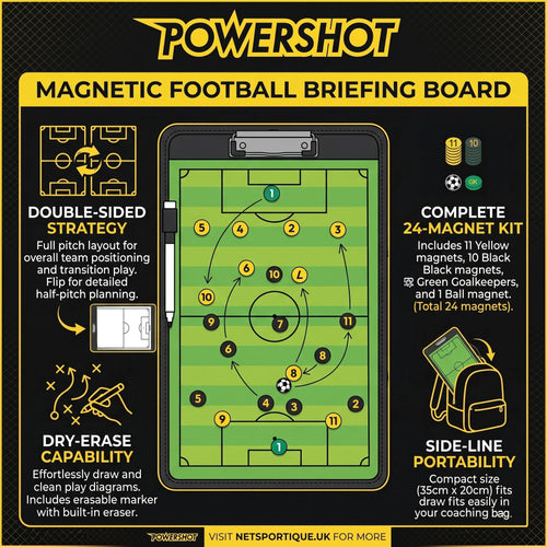 Magnetisch tactisch voetbalbord - 35cm x 20cm