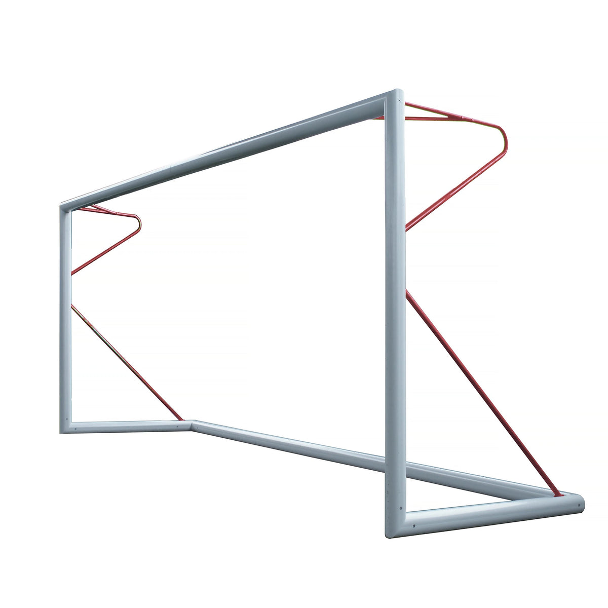 8-a-side football goal transportable aluminium - 5m x 2m - Ø80 mm Powershot