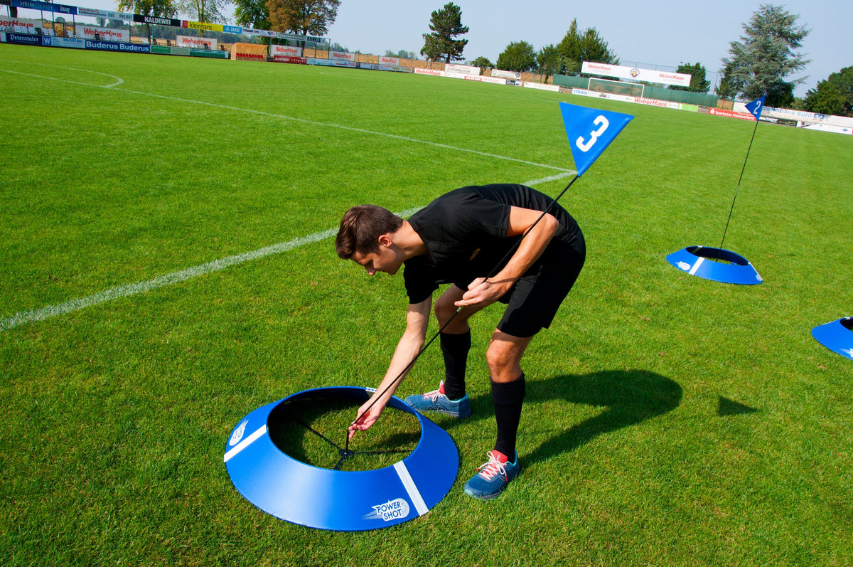 Set van 3 footgolf-doelen