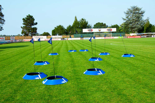 Set van 10 footgolftargets met verlichting