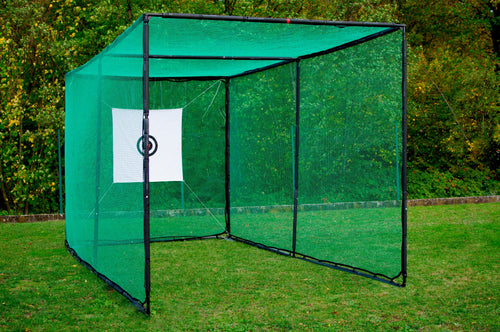 Golfkooiconstructie en net - 6m x 3m x 3m met precisiedoelwit
