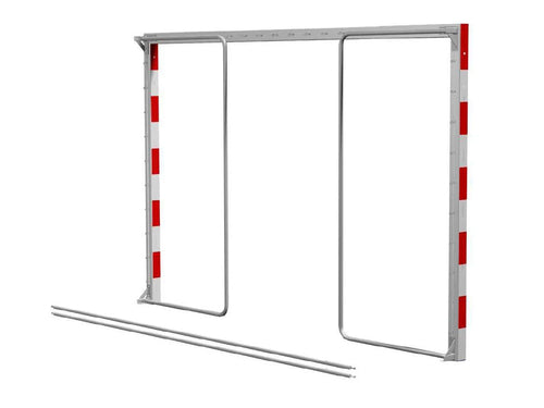 Opvouwbaar en mobiel aluminium handbaldoel voor wedstrijden - 3m x 2m