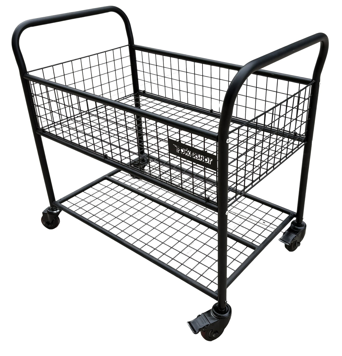 Chariot de stockage avec roues et poignées