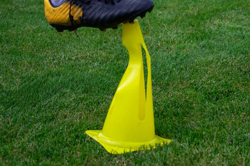 Set van 4 flexibele afbakeningskegels - 30cm