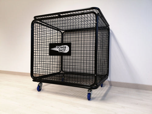Mobiele robuuste ballenopslagkooi - 96 × 77 × 79 cm