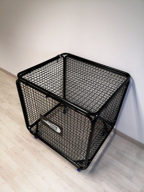 Mobiele robuuste ballenopslagkooi - 96 × 77 × 79 cm