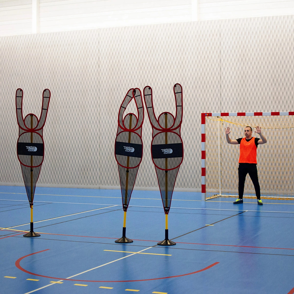 Verstelbare verdedigingspop voor basketbal