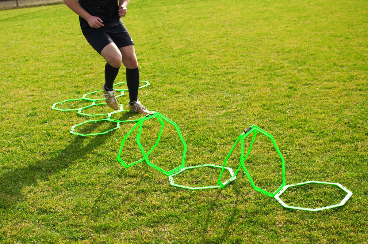 Achthoekige loopladder met draagtas