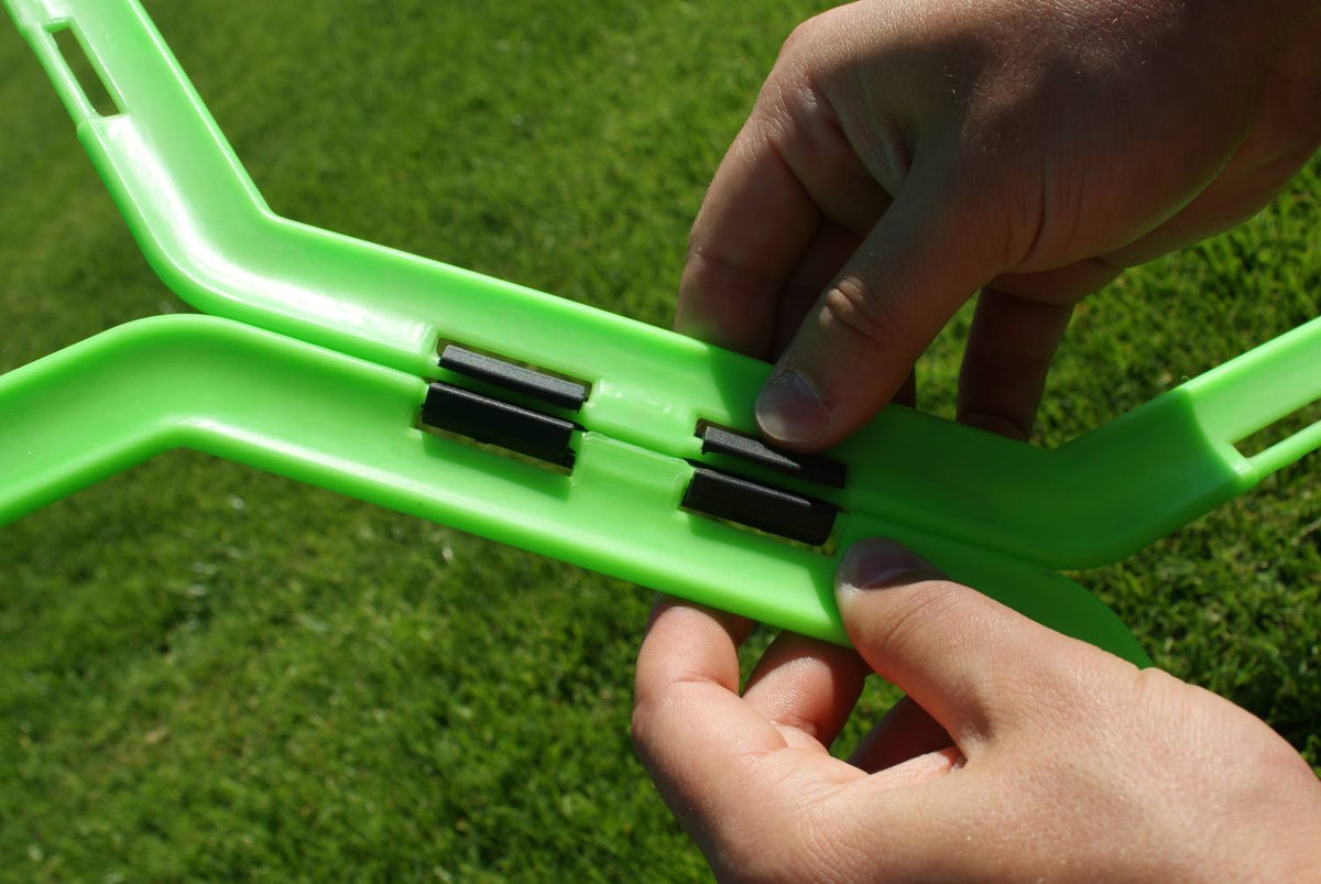 Achthoekige loopladder met draagtas