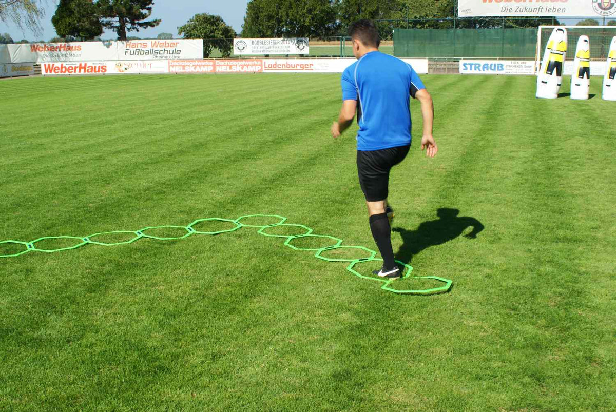 Achthoekige loopladder met draagtas