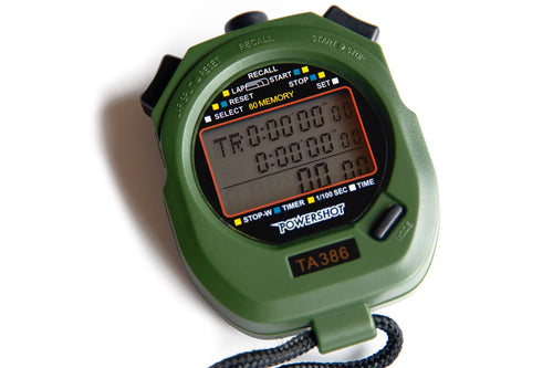 Stopwatch onthoudt maximaal 60 rondes
