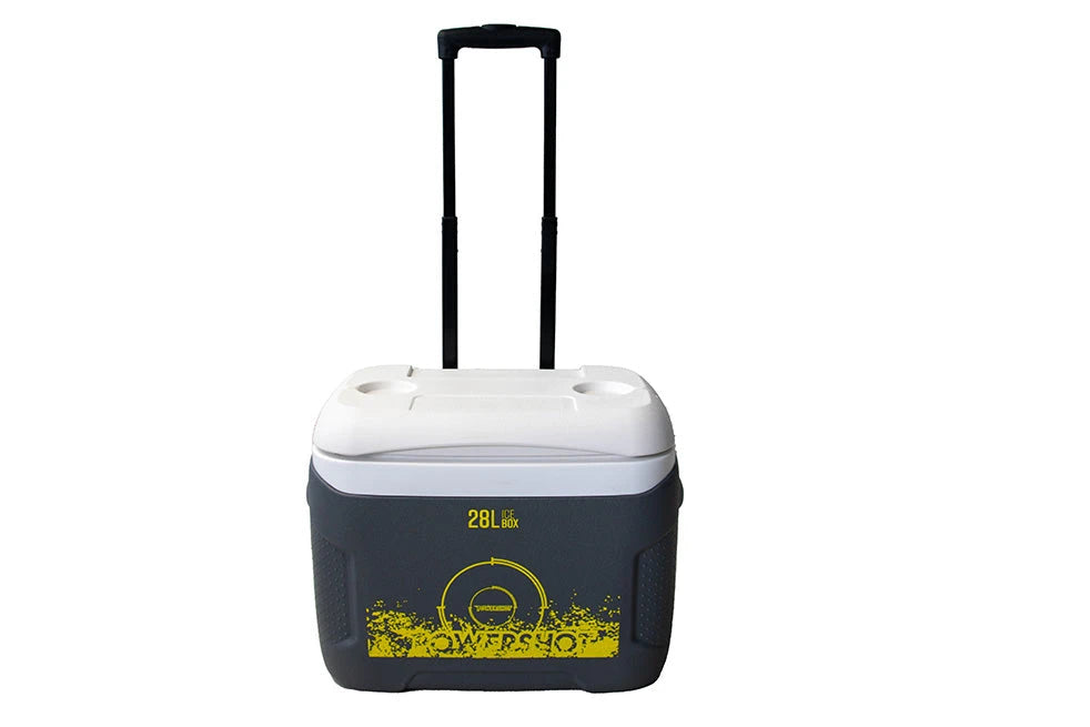Koelbox op wielen van 28L - 42cm x 33cm x 51.5cm