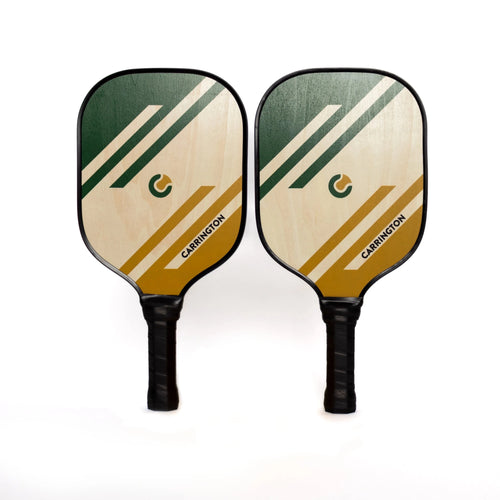 Pickleball - 2 eenvoudige houten paddle-rackets