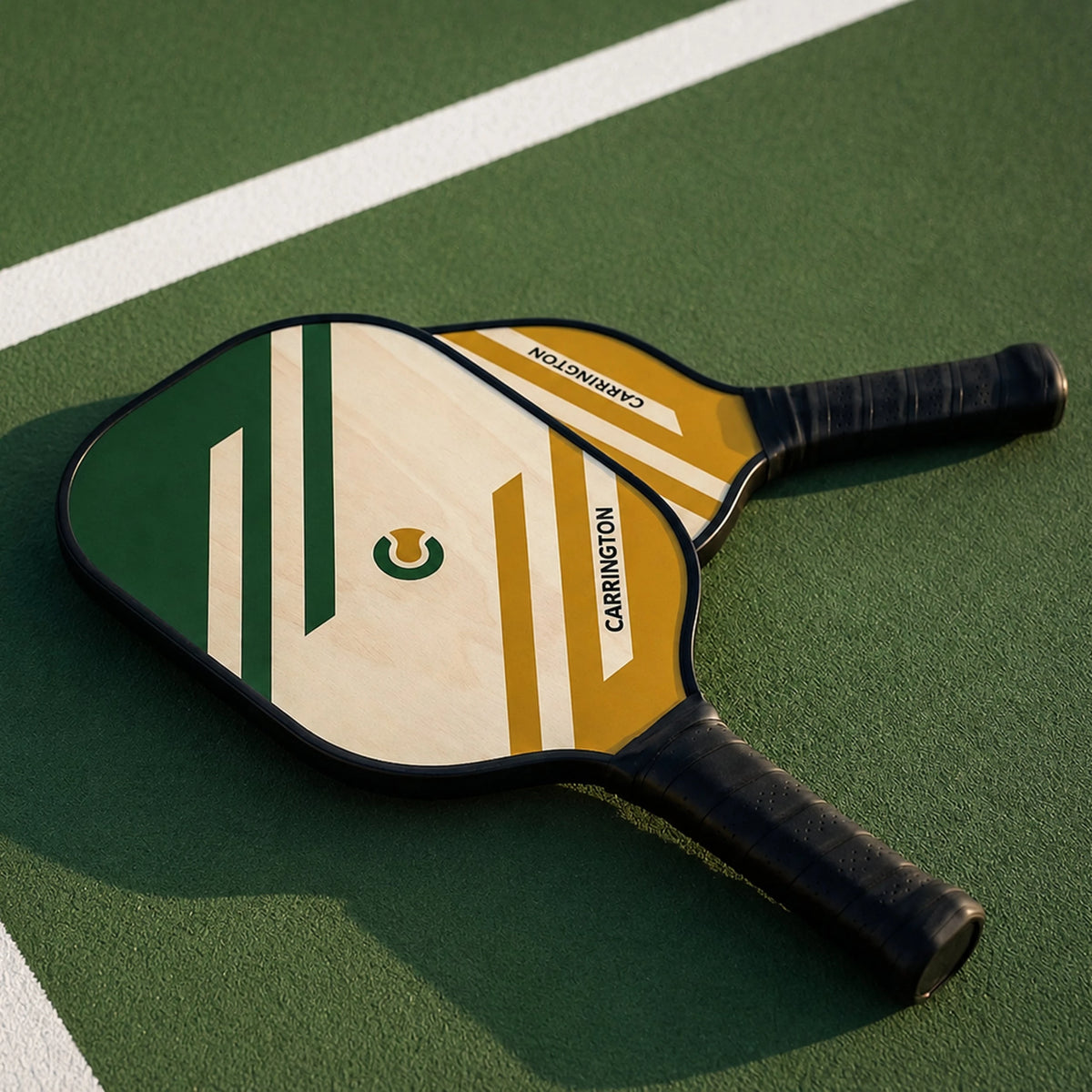 Pickleball - Raquette écologique de base en bois (lot de 2)