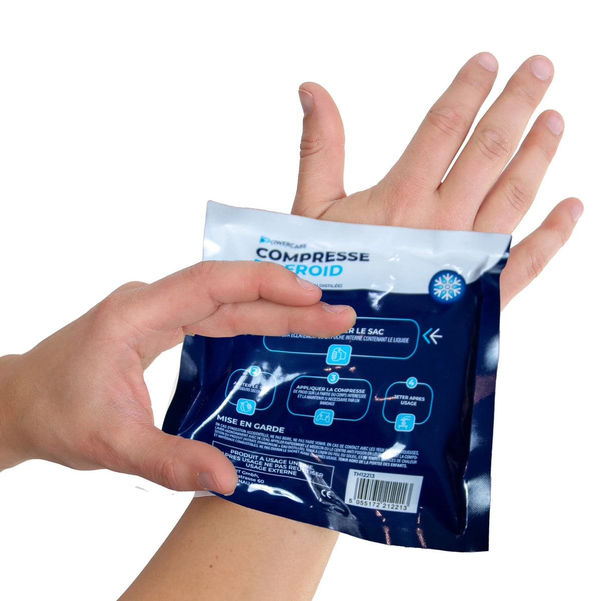 Mini instant cold pack - 15cm x 15cm