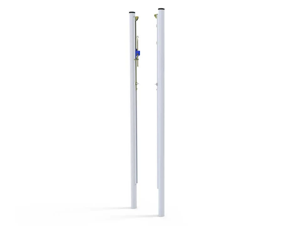 Volleybalpalen voor training met hulzen - diameter 90mm