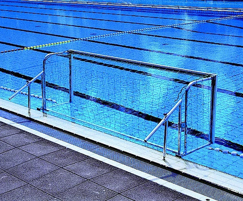 Vaste waterpolo-doelen (paar) - 300cm x 90cm