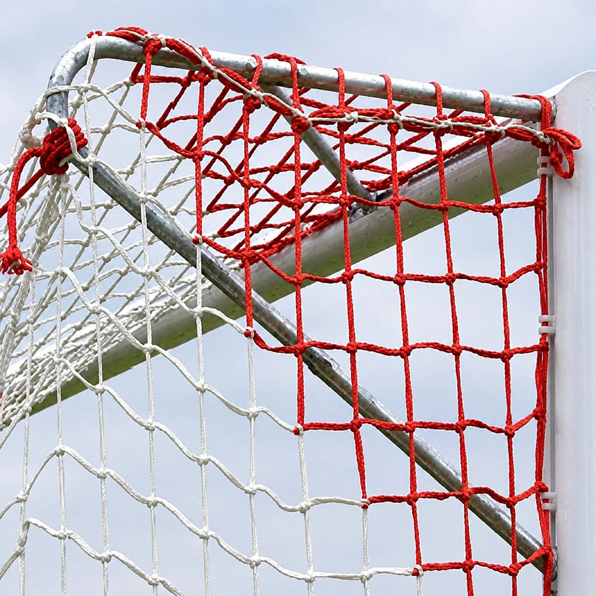 Transportable professional 11-a-side football goal aluminium - 7.32m x 2.44m with net Powershot