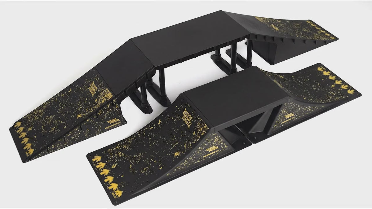 Dubbele skateboardhelling - 3 configuraties