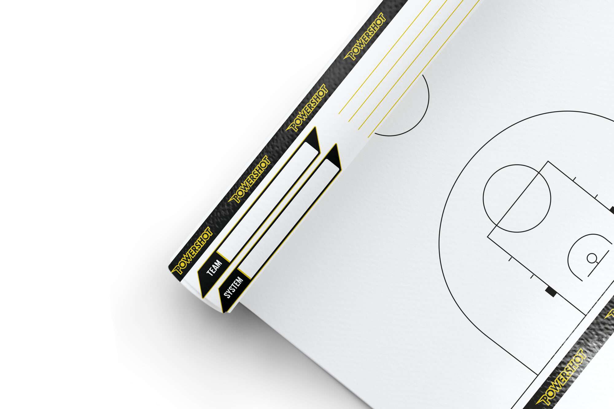 Image du produit : Rouleau feuilles tactique Basketball - Terrain entier