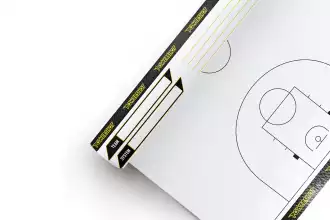 Rouleau feuilles tactique Basketball - Terrain entier