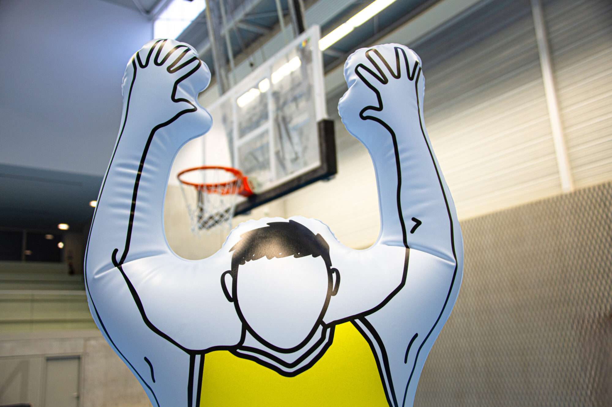 Image du produit : BASKETBALL - MANNEQUIN GONFLABLE 2,40 m