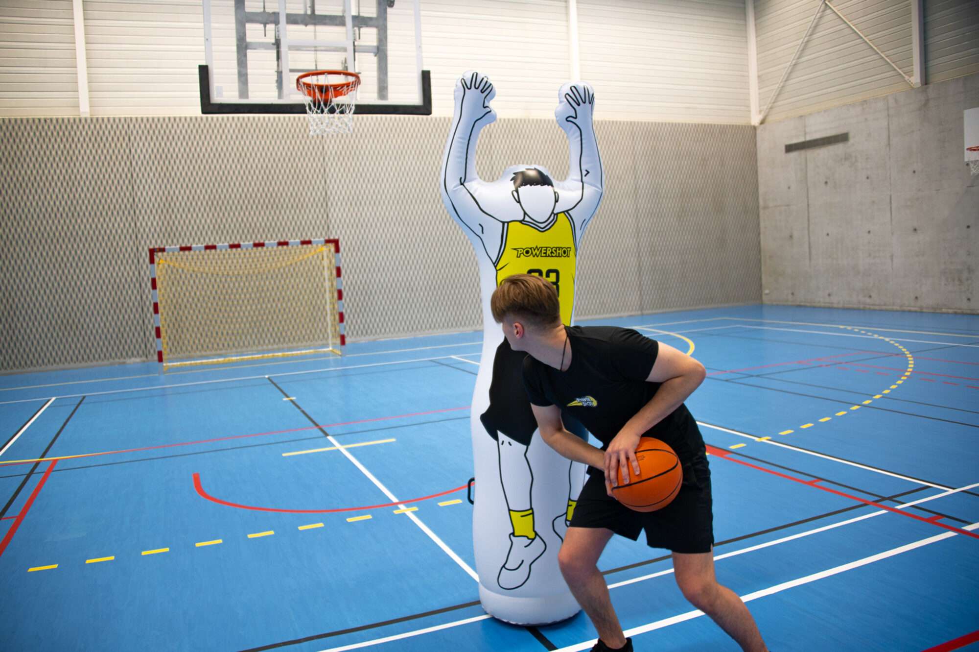 Image du produit : BASKETBALL - MANNEQUIN GONFLABLE 2,40 m