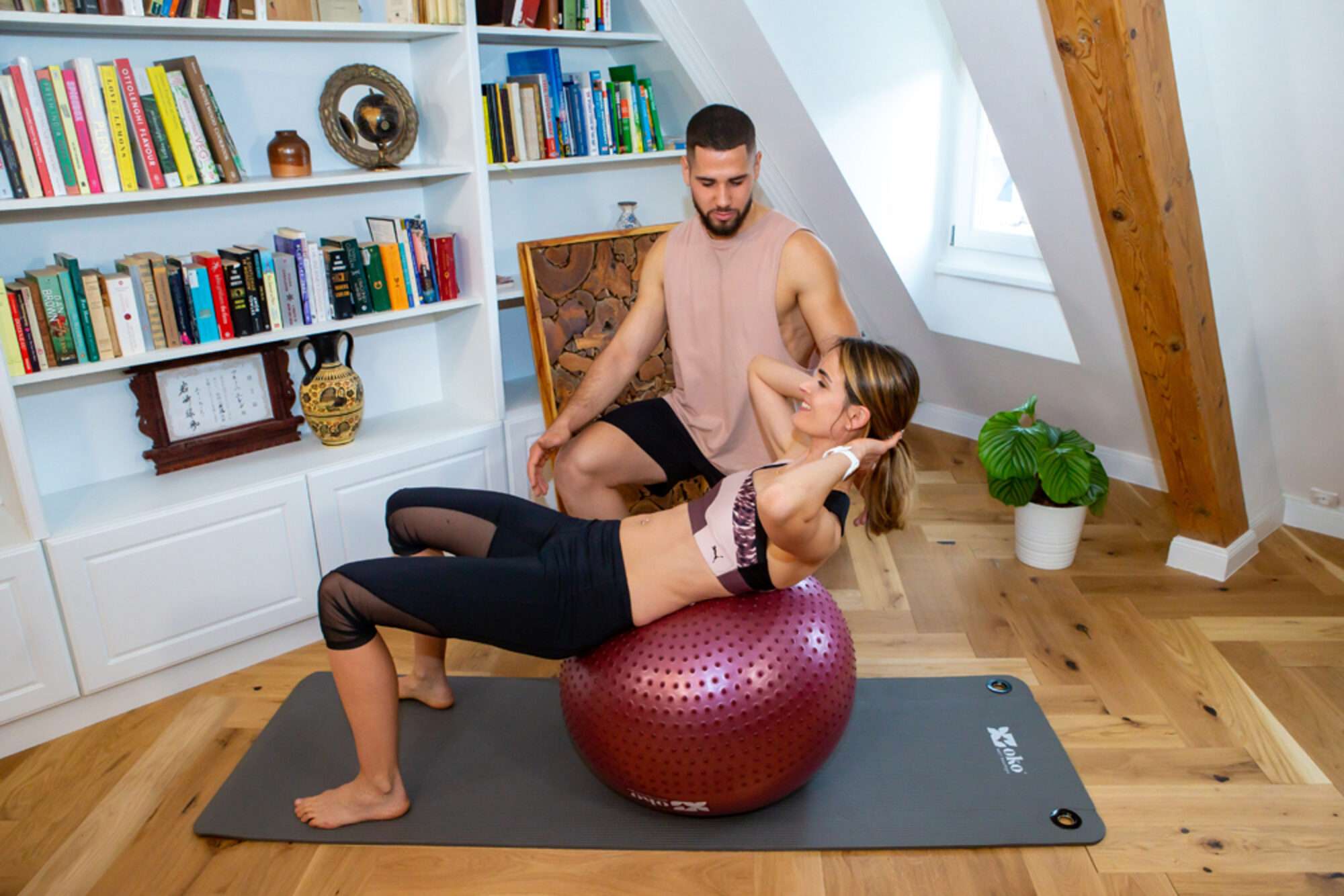 Image du produit : Gym Ball – Rouge – Ø55cm