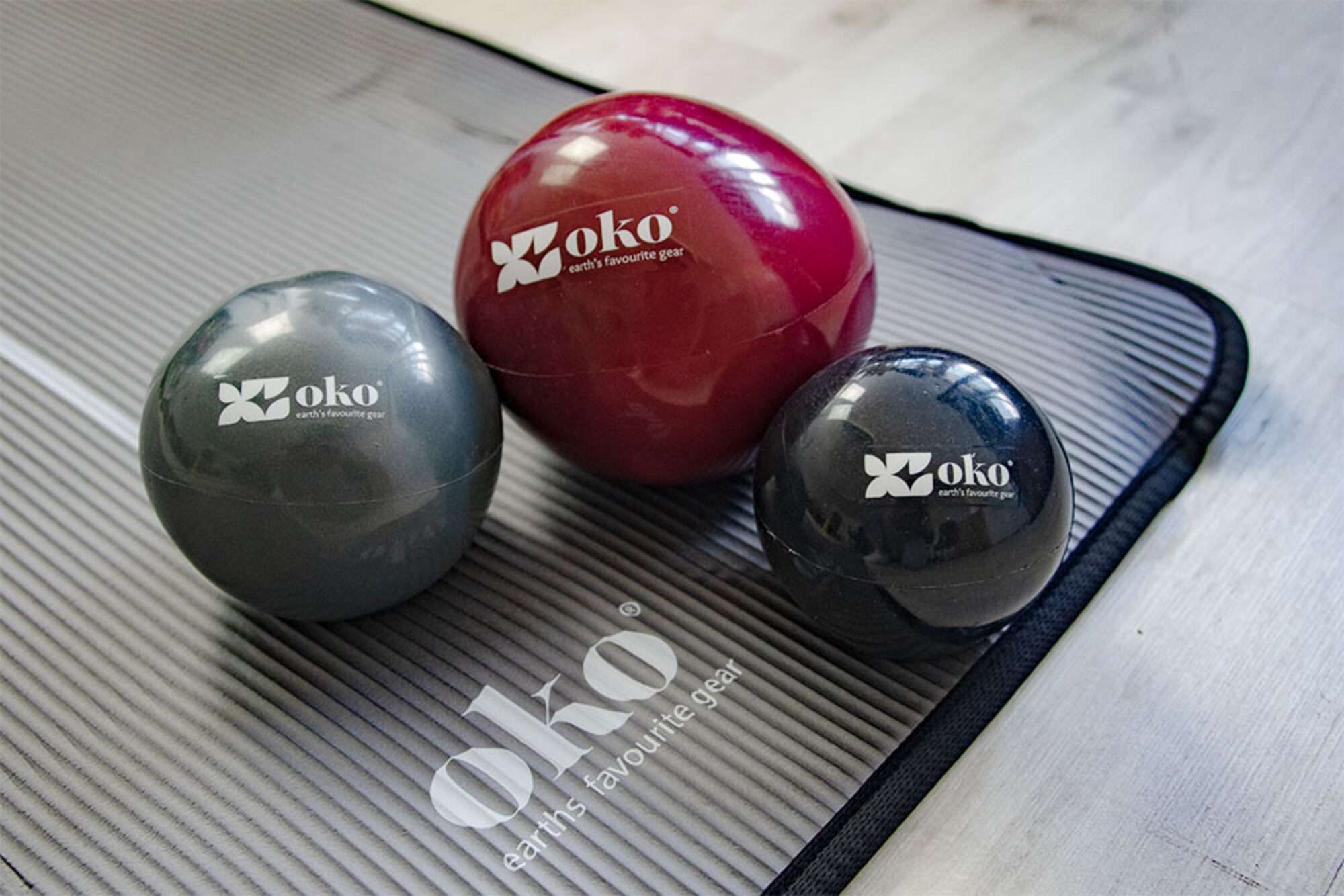 Image du produit : OKO Balle PVC lestée sable poids au choix : 0,5kg 1kg ou 2kg