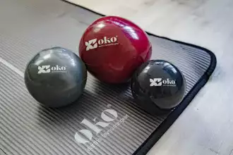 OKO Balle PVC lestée sable poids au choix : 0,5kg 1kg ou 2kg