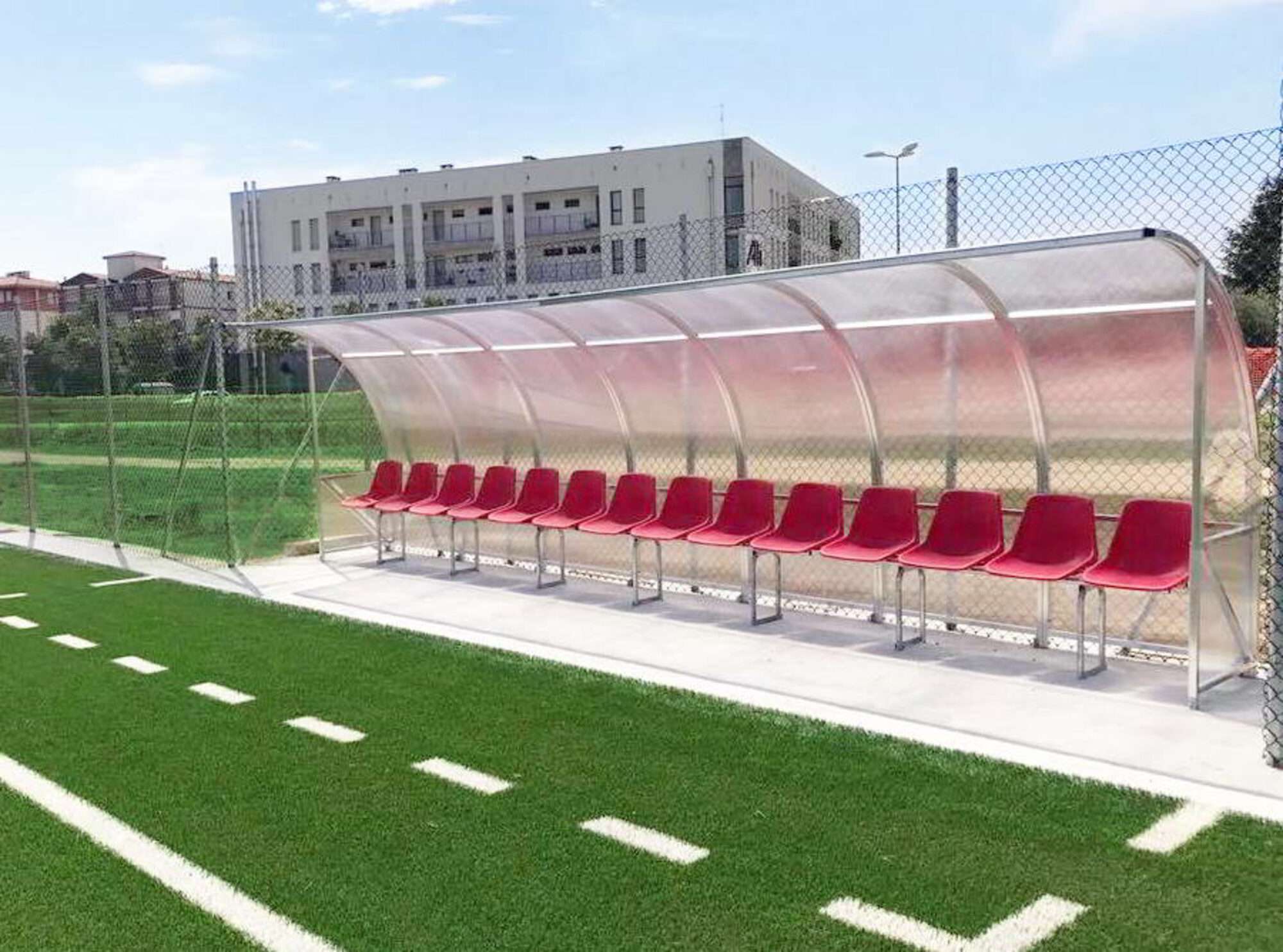 Image du produit : Abri de touche - 5m - 10 sièges