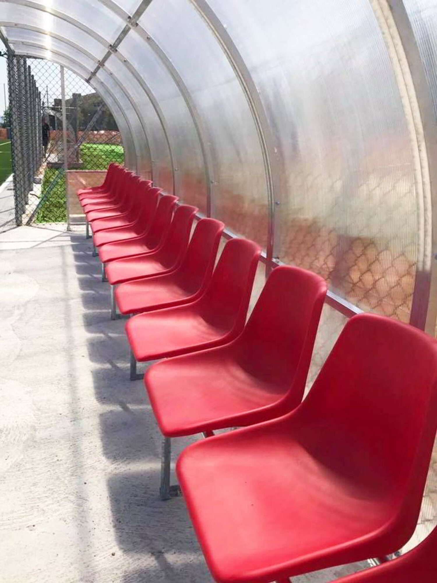 Image du produit : Abri de touche - 6m - 12 sièges