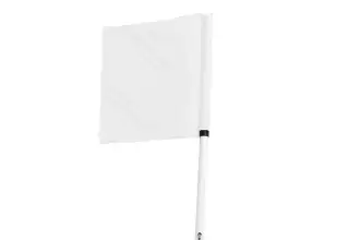 Lot de 4 drapeaux de corner blancs
