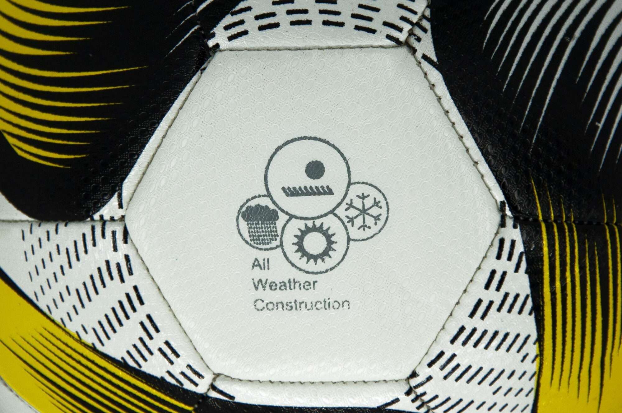 Image du produit : Ballon de football jaune et bleu - taille 3
