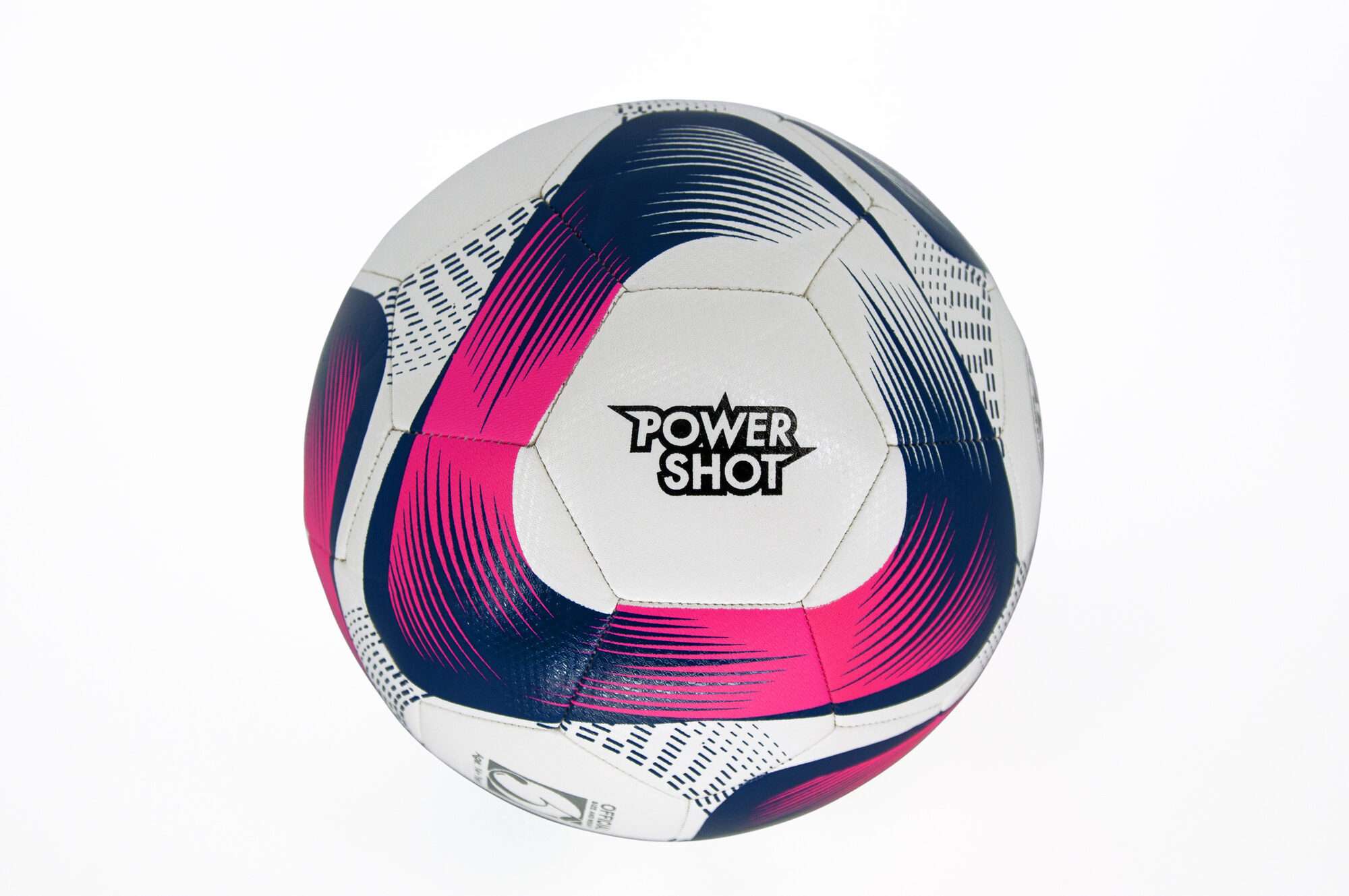 Image du produit : Ballon de football POWERSHOT® - T.5 - Rose & Bleu