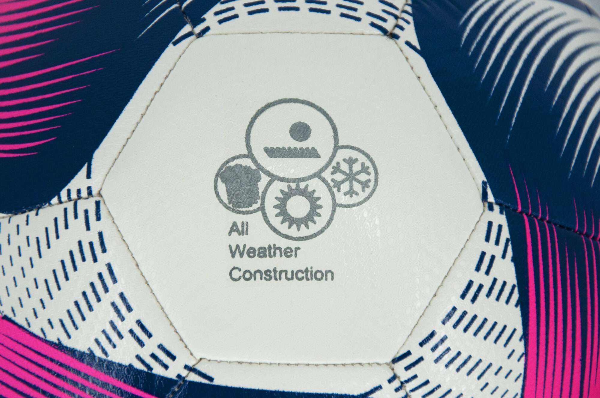 Image du produit : Ballon de football POWERSHOT® - T.5 - Rose & Bleu