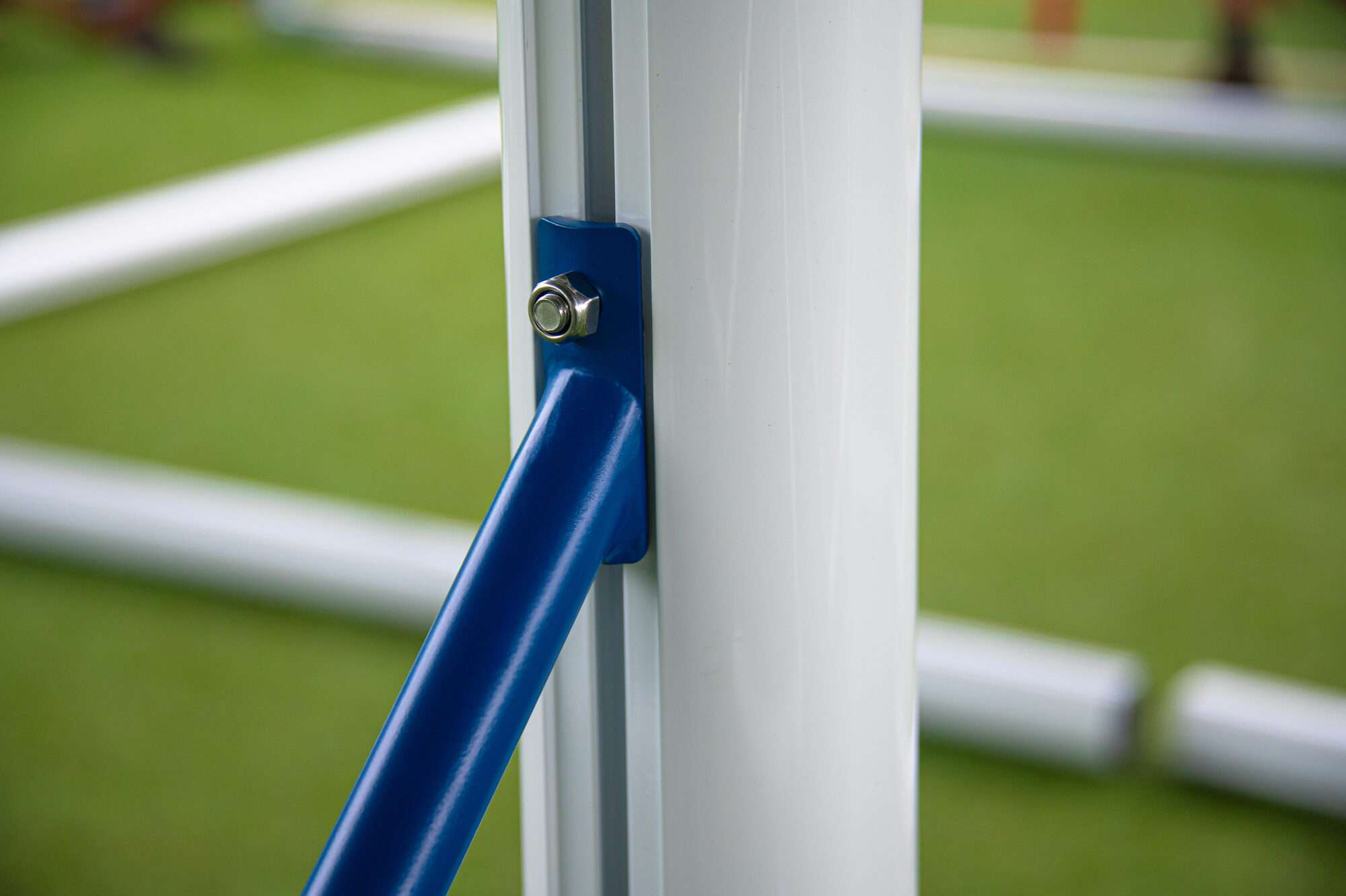 Image du produit : But de foot à 11 - Transportable - Aluminium - PROFESSIONNEL - Bleu