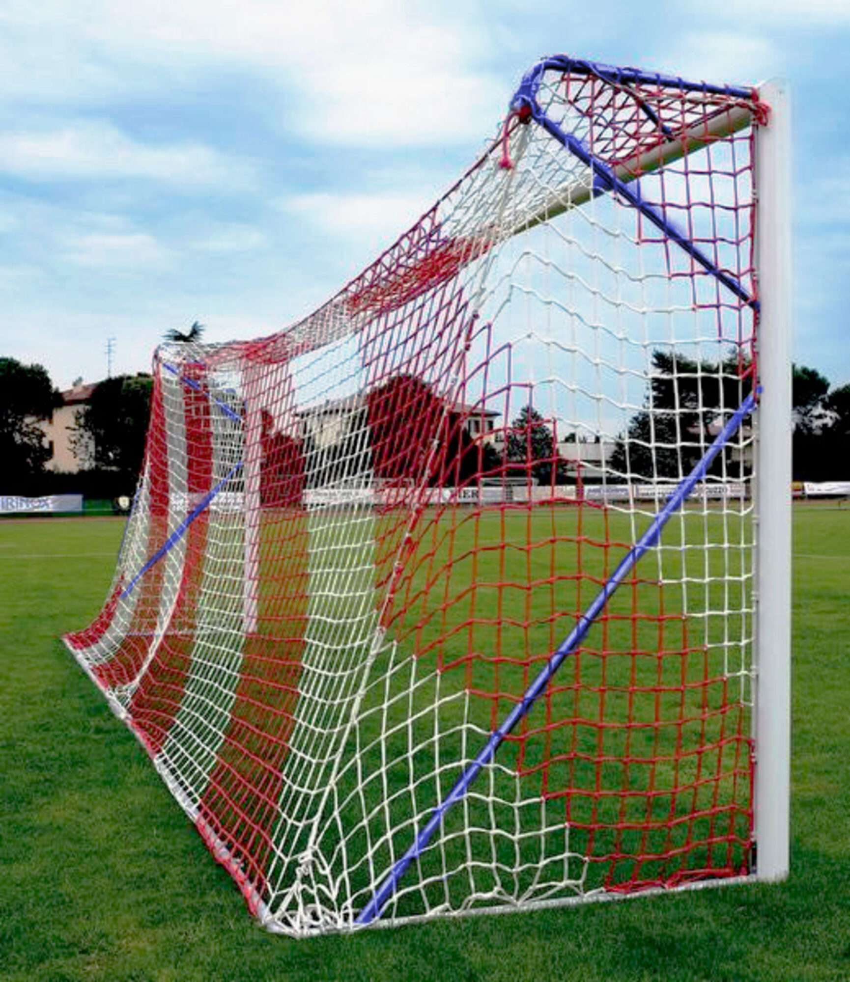 Image du produit : But de foot à 11 - Transportable - Aluminium - ECO - Bleu