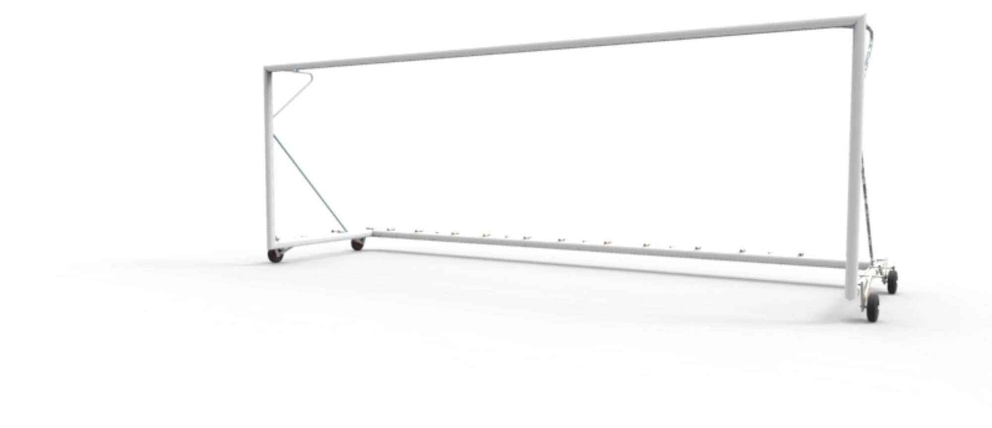 Image du produit : But de foot à 8 - Transportable - Aluminium - Auto-lesté