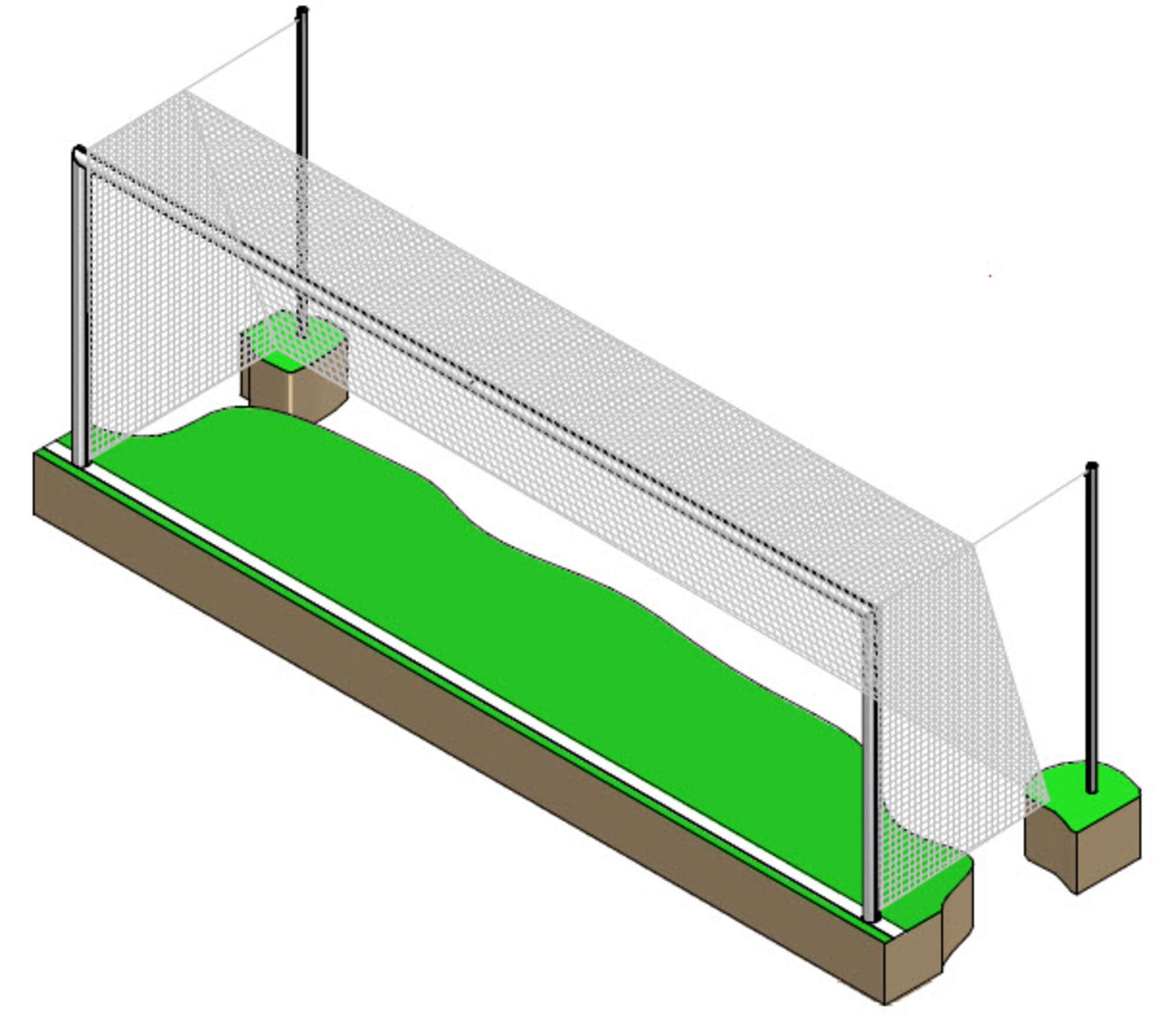 Image du produit : But de foot à 11 - Aluminium - PROFESSIONNEL