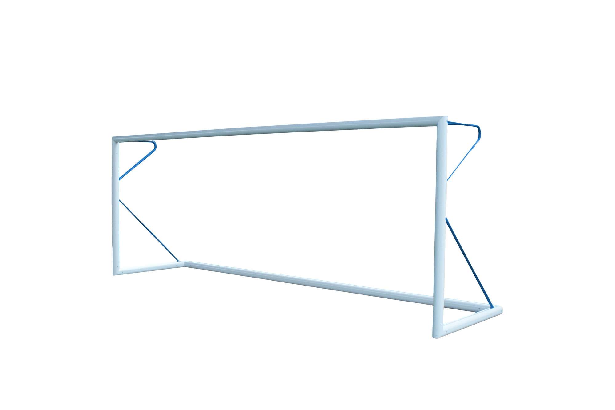 Image du produit : But de foot 3 x 1 m - Transportable - Aluminium Ø80mm - Bleu