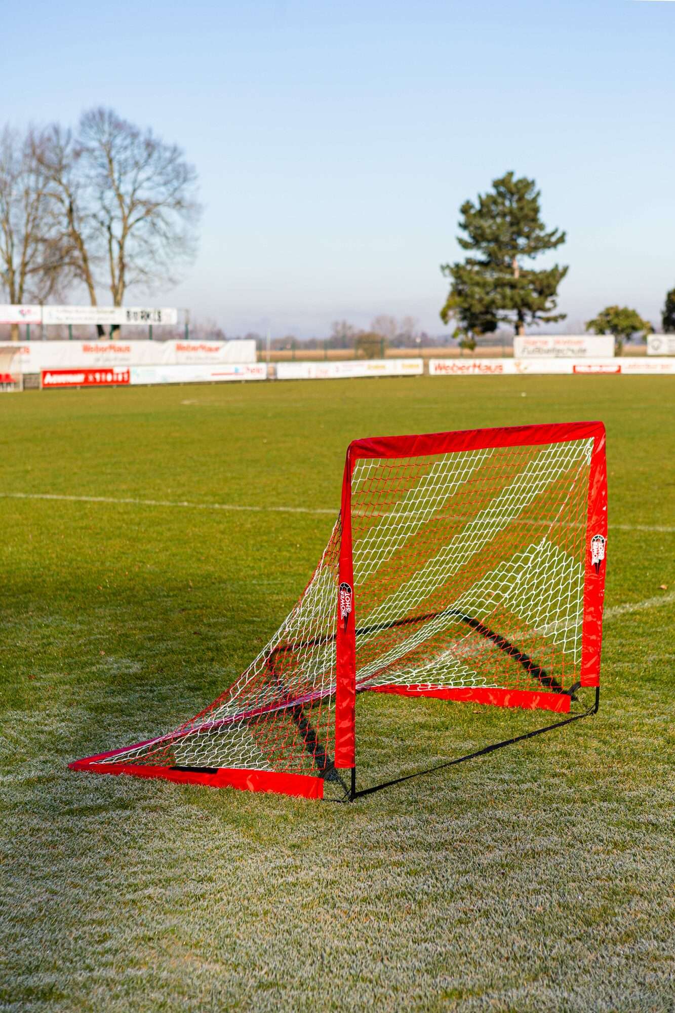 Image du produit : Paire de but POP UP 1,8x1,2m rouge/blanc