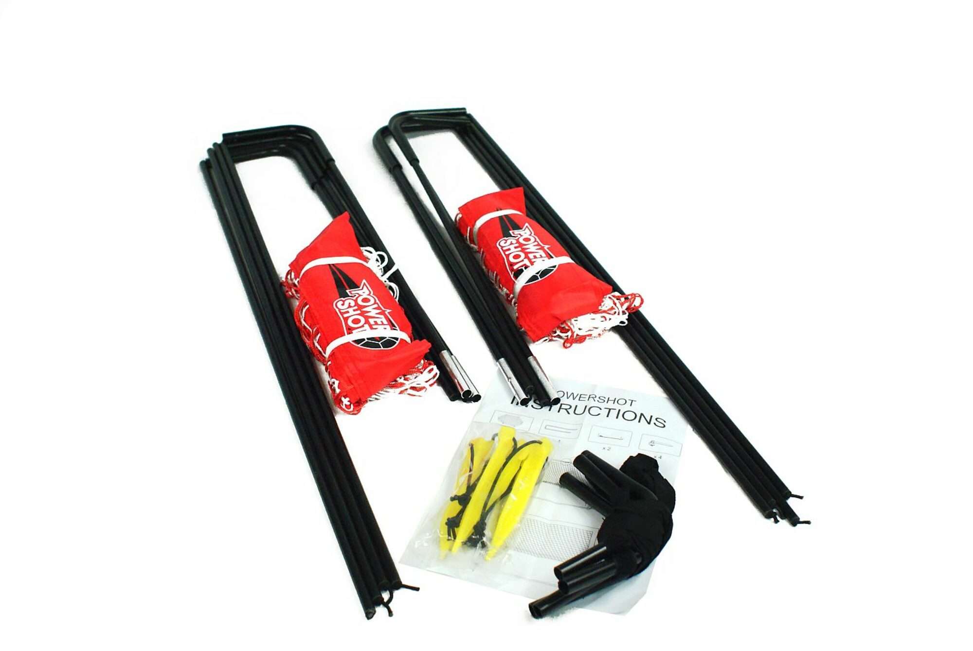 Image du produit : Paire de but POP UP 1,8x1,2m rouge/blanc