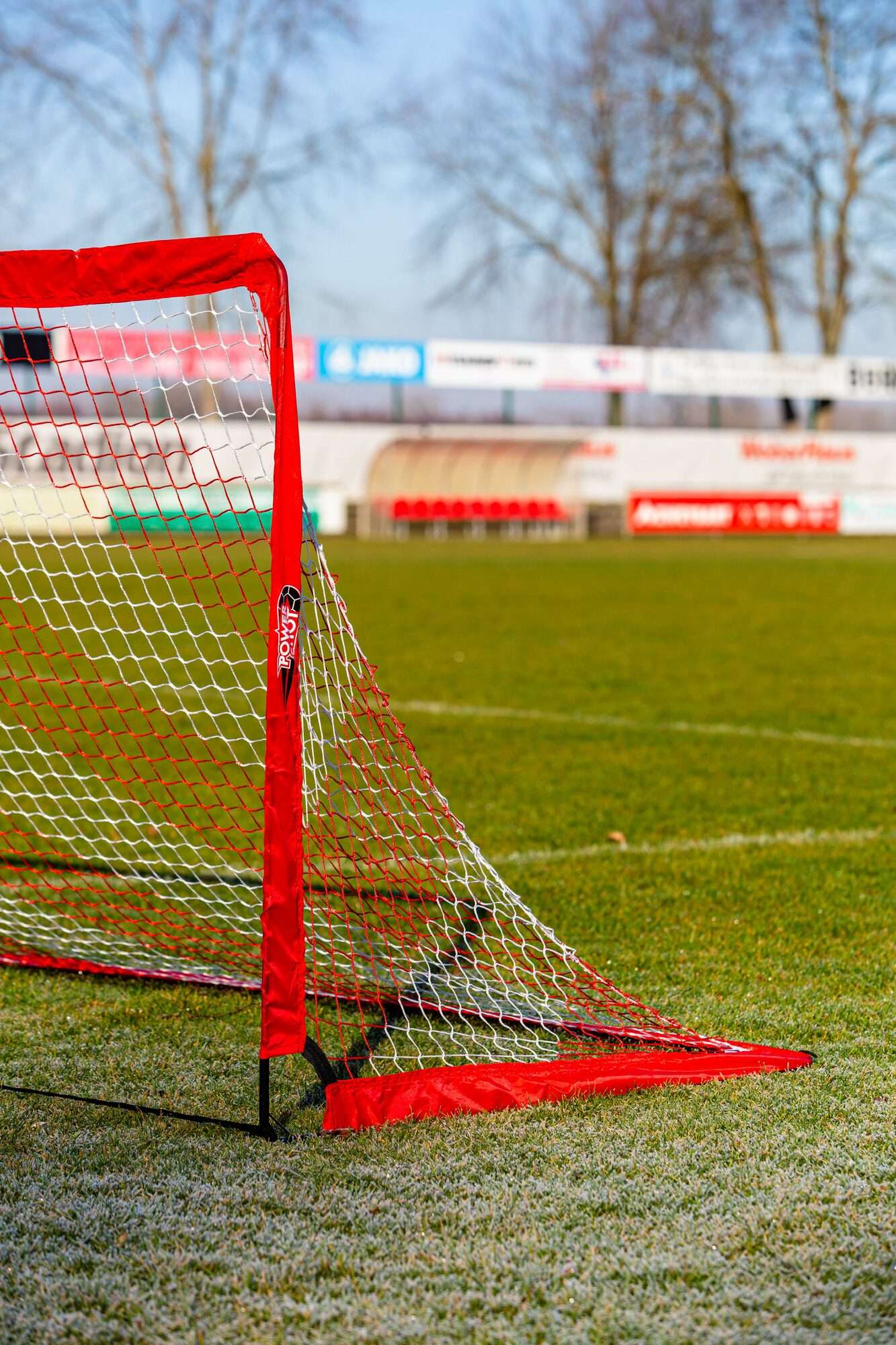 Image du produit : Paire de but POP UP 1,8x1,2m rouge/blanc